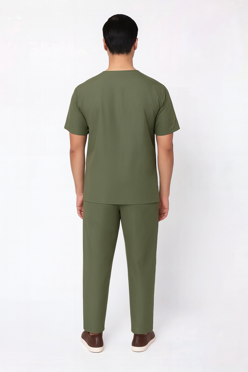 Male Scrub Suit – 5 Pockets Grey
