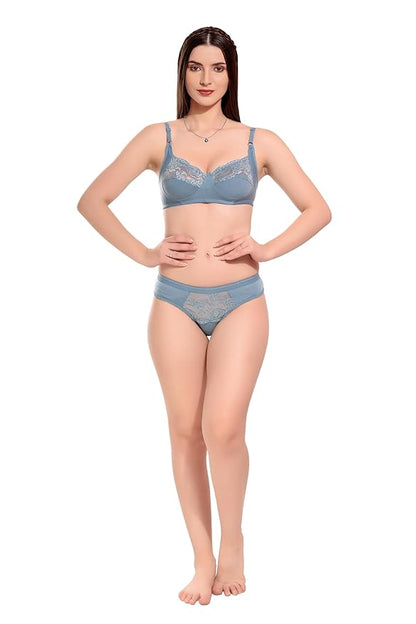 Pack of 3 Beautiful Women's Solid Lingerie Sets