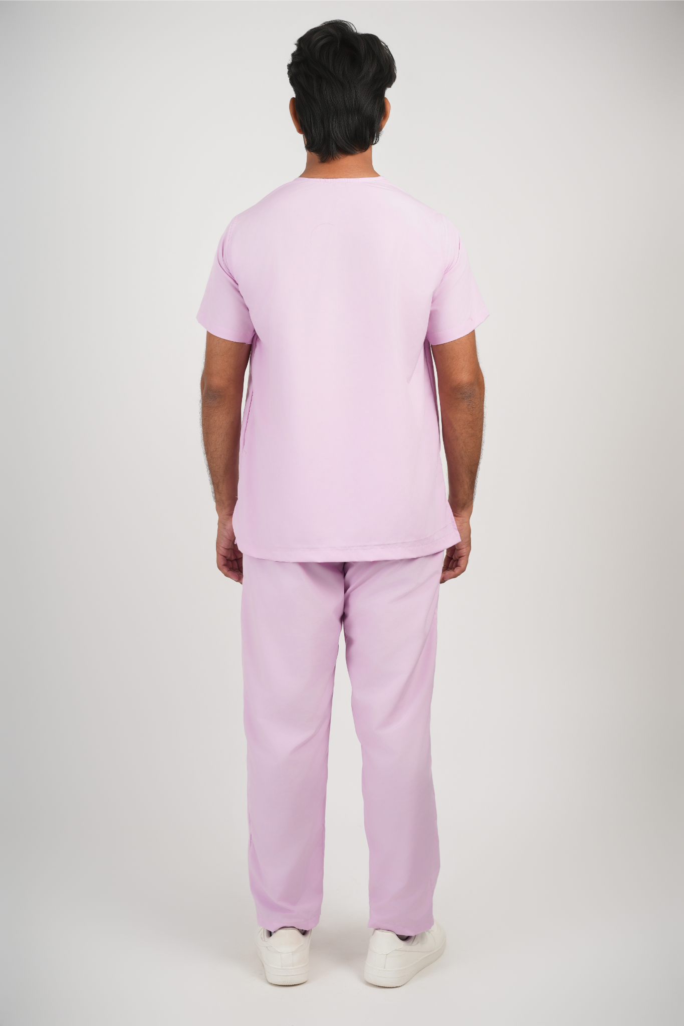 Male Scrub Suit – 5 Pockets | Lavender | Comfortable & Durable Medical Uniform for Men