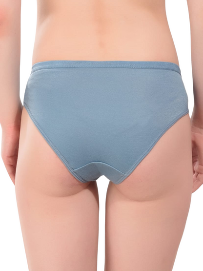 Full Coverage Medium Rise Hipster Panty (Pack of 3) - Multicolor