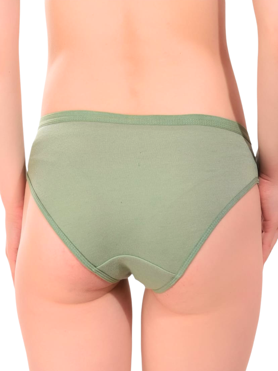 Full Coverage Medium Rise Hipster Panty (Pack of 3) - Multicolor
